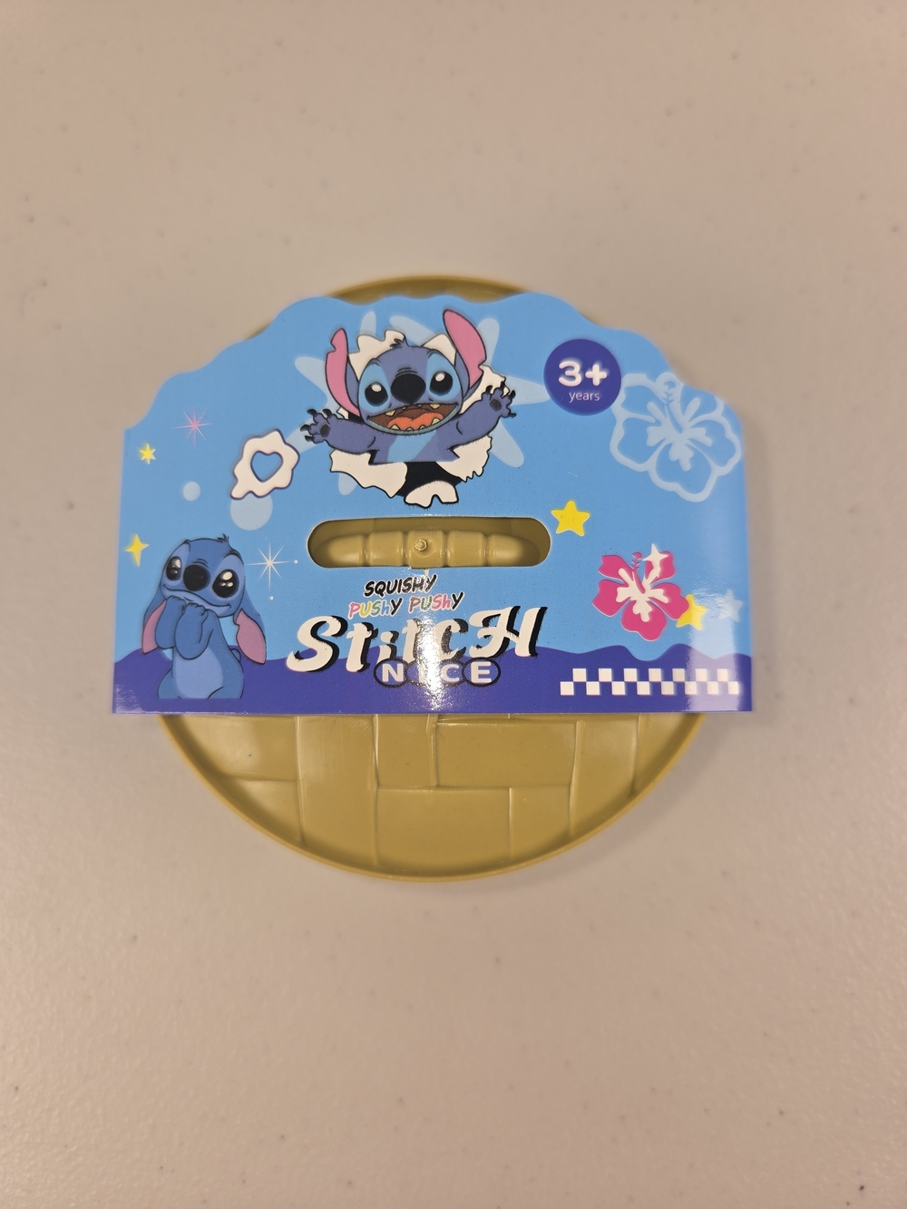 Disney Stitch Dumpling Toy - Blue & Gold